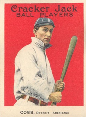 1914 Cracker Jack Ty Cobb baseball card