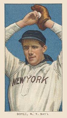1909-11 T206 Joe Doyle N.Y. Nat'l baseball card