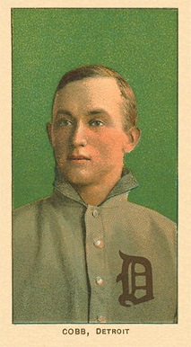 1909-11 T206 White Border Ty Cobb (Green Portrait) baseball card