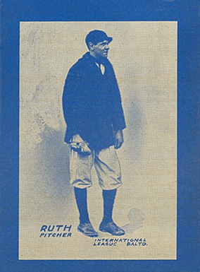 1914 Baltimore News #9 Babe Ruth baseball card