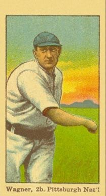1915 American Caramel E106 Honus Wagner (Throwing) baseball card