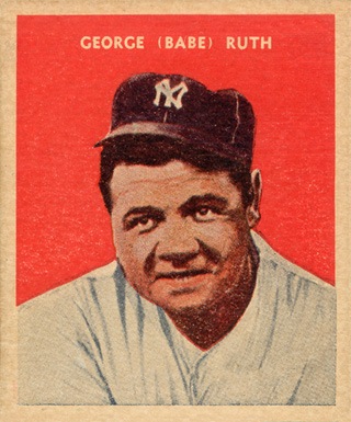 1932 U.S. Caramel #32 Babe Ruth baseball card