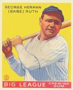 1933 Goudey #53 Babe Ruth baseball card