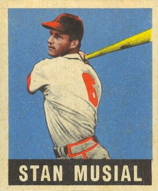 1948 Leaf #4 Stan Musial Rookie Card