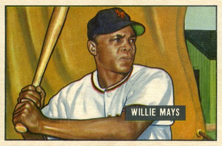 1951 Bowman #305 Willie Mays Rookie Card
