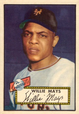 1952 Topps #261 Willie Mays baseball card