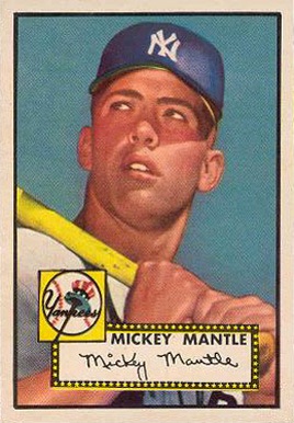 1952 Topps #311 Mickey Mantle baseball card
