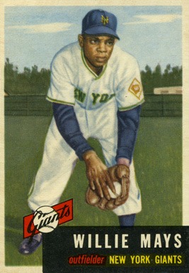 1953 Topps #244 Willie Mays baseball card
