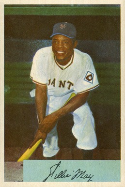 1954 Bowman #89 Willie Mays baseball card