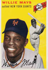 1954 Topps #90 Willie Mays baseball card