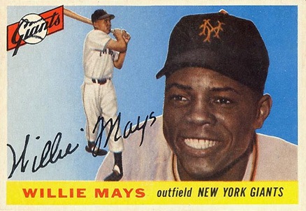 1955 Topps #194 Willie Mays baseball card