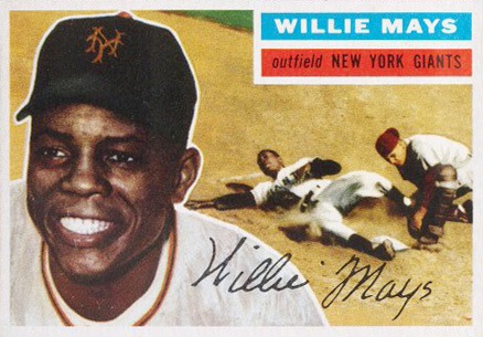 1956 Topps #130 Willie Mays baseball card