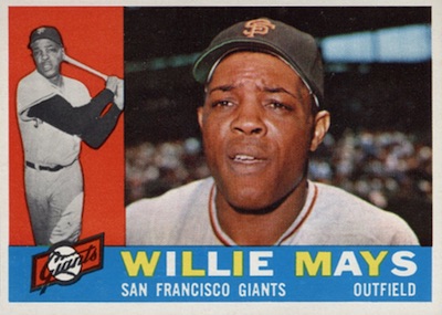 1960 Topps #200 Willie Mays baseball card
