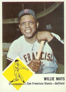 1963 Fleer #5 Willie Mays baseball card