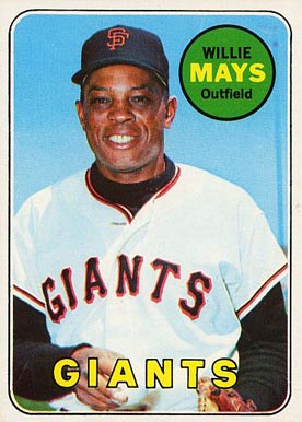 1969 Topps #190 Willie Mays baseball card