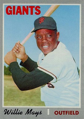 1970 Topps #600 Willie Mays baseball card