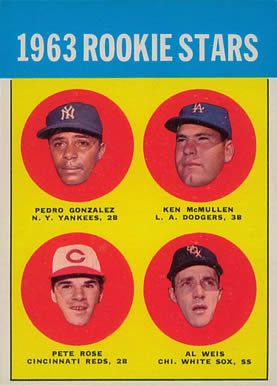 1963 Topps #537 Pete Rose rookie card