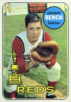 Auction Prices Realized Baseball Cards 1968 Topps Reds Rookies JOHNNY BENCH/RON  TOMPKINS