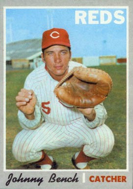 Johnny Bench/40 Different Baseball Cards Featuring Johnny Bench