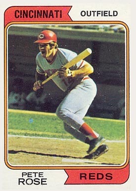 1974 Topps #300 Pete Rose baseball card