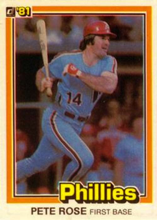 1981 Donruss #251 Pete Rose baseball card