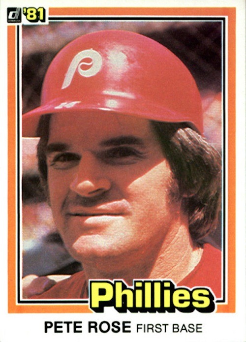 1981 Donruss #371 Pete Rose baseball card