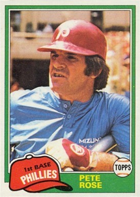 1981 Topps #180 Pete Rose baseball card