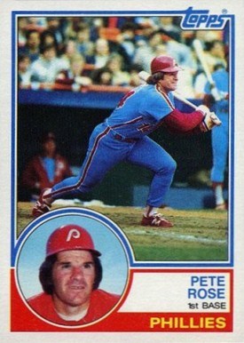 1983 Topps #100 Pete Rose baseball card