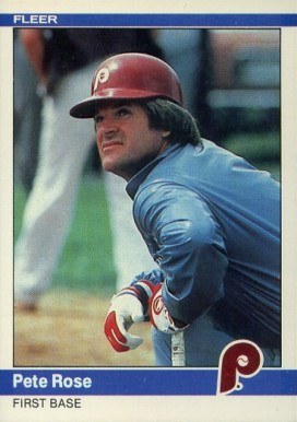 1984 Fleer #46 Pete Rose baseball card