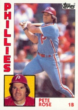1984 Topps #300 Pete Rose baseball card