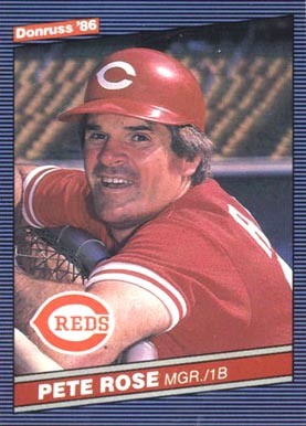 1986 Donruss #62 Pete Rose baseball card