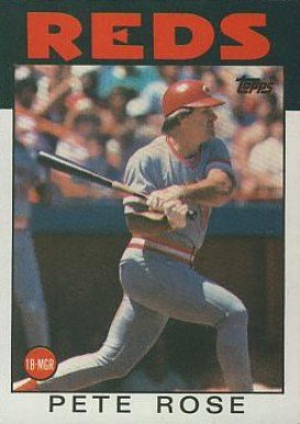 1986 Topps #1 Pete Rose baseball card