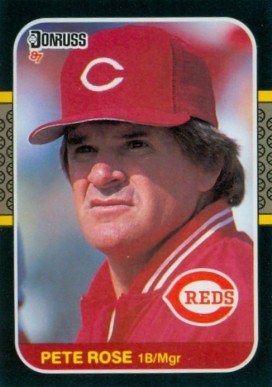 1987 Donruss #186 Pete Rose baseball card