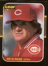 1987 Leaf #129 Pete Rose baseball card
