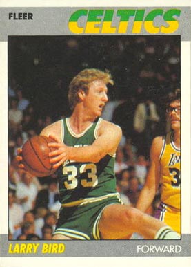 1987 Fleer #11 Larry Bird Basketball Card