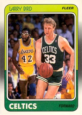 1988 Fleer #9 Larry Bird Basketball Card