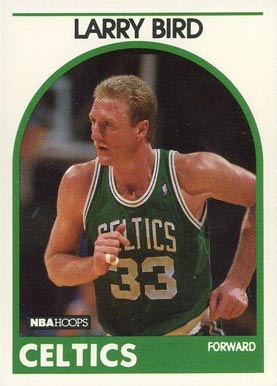 1989 Hoops #150 Larry Bird Basketball Card