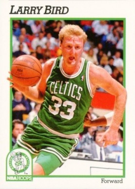 1991 Hoops #9 Larry Bird Basketball Card