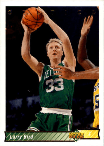 1992 Upper Deck #33A Larry Bird Basketball Card