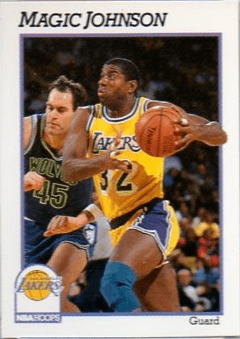1991 Hoops #101 Magic Johnson Basketball Card