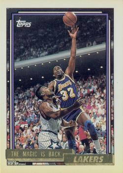 1992 Topps #54 Magic Johnson Basketball Card