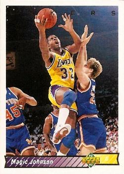 1992 Upper Deck #32A Magic Johnson Basketball Card