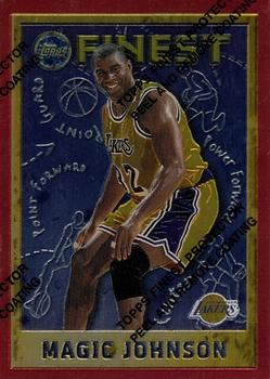 1995 Finest #252 Magic Johnson Basketball Card
