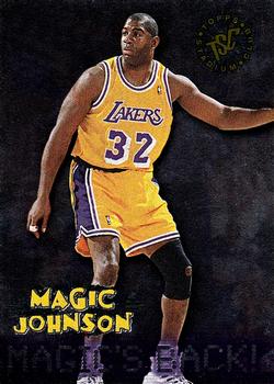 1995 Stadium Club #361 Magic Johnson Basketball Card