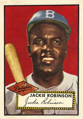 1952 Topps #312 Jackie Robinson Baseball Card