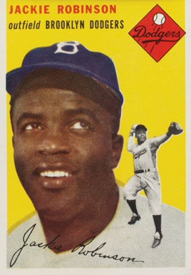 1954 Topps #10 Jackie Robinson Baseball Card