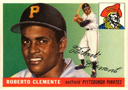 1955 Topps #164 Roberto Clemente Rookie Card