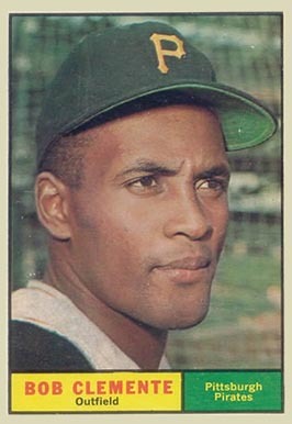 1961 Topps #388 Roberto Clemente Baseball Card