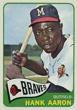 1965 Topps #170 Hank Aaron Baseball Card