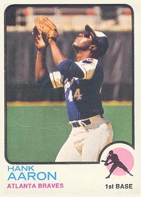 1973 Topps #100 Hank Aaron Baseball Card